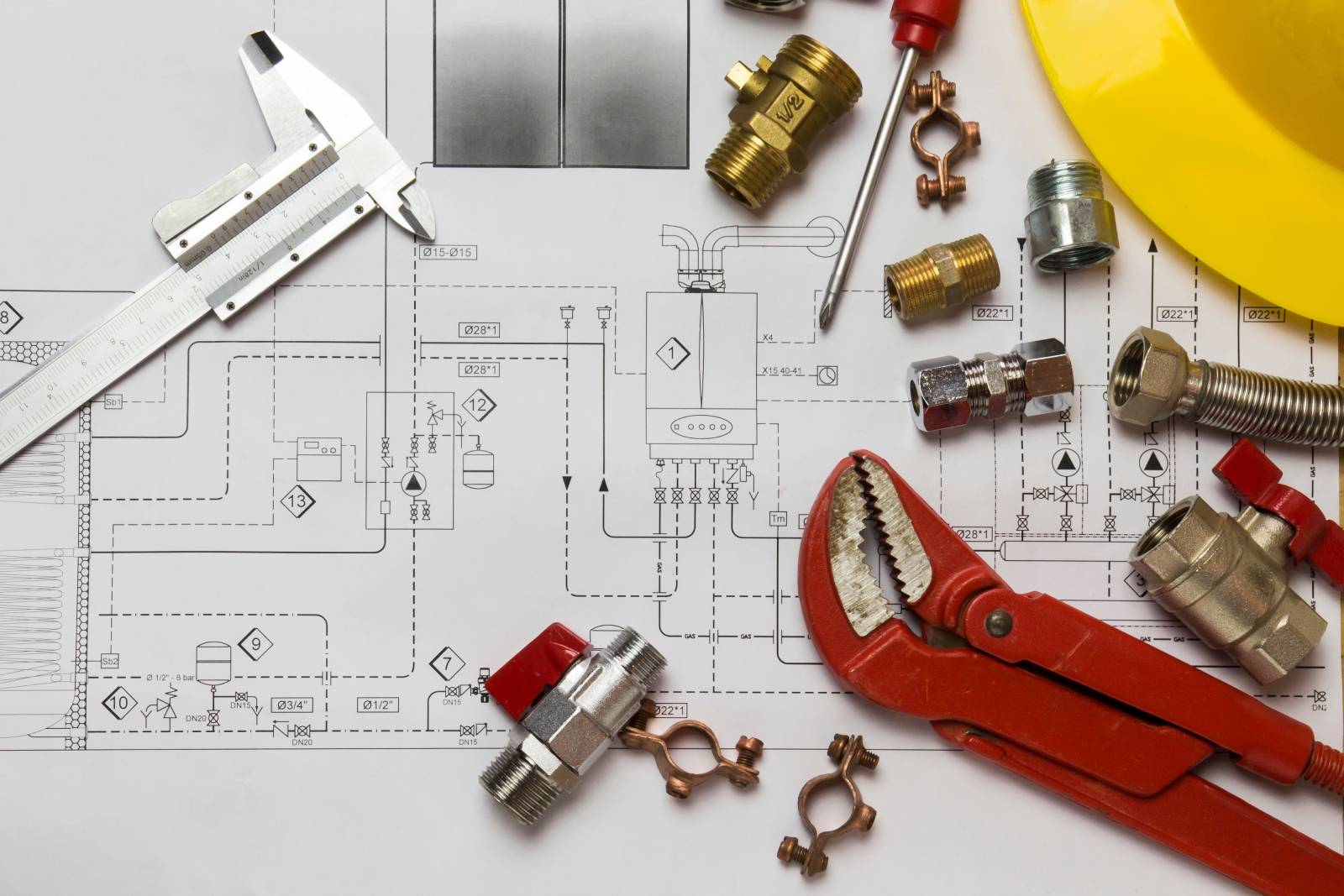 Industrial facility maintenance worker