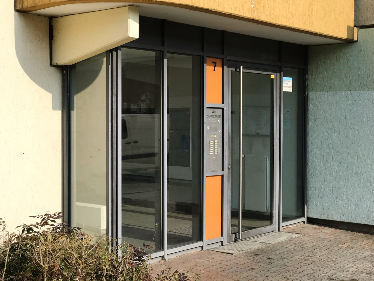 Commercial building doors